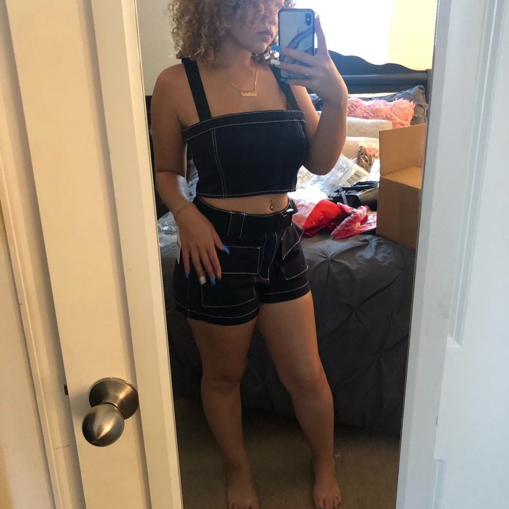 ISO Denim forever 21 top